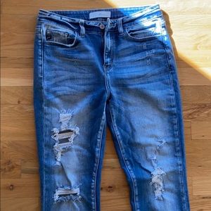 Kancan SZ 27 girlfriend distressed jeans